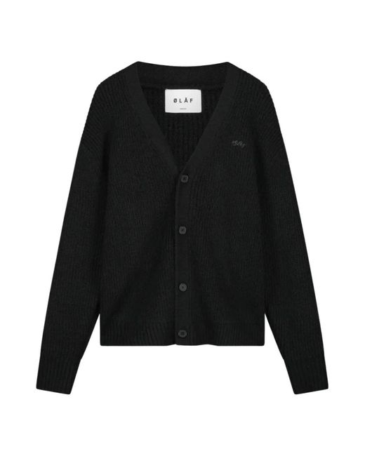 Cardigans Olaf Hussein pour homme en coloris Black