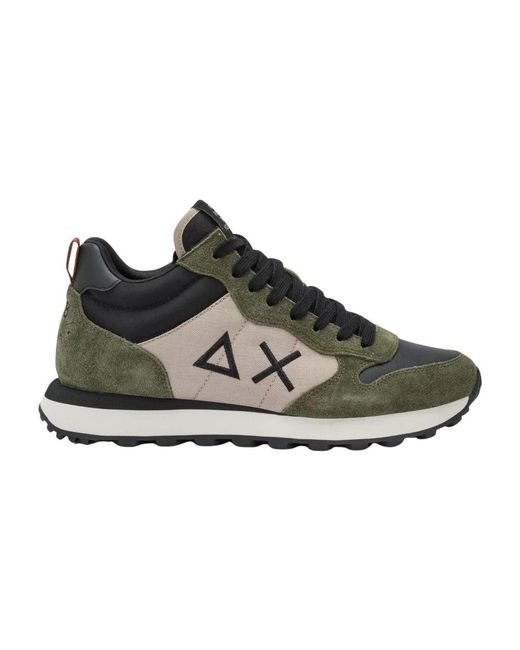 Sun 68 Tom 2.0 Solid Mid Sneakers in het Green voor heren
