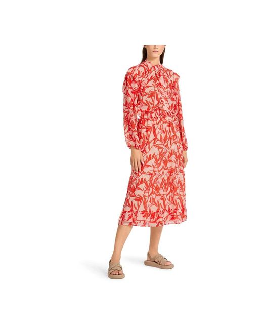 Marc Cain Red Midi Skirts