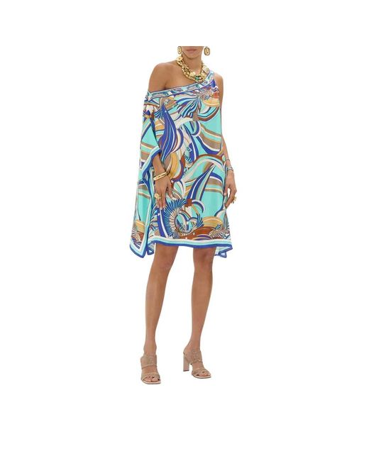 Camilla Blue Short Dresses