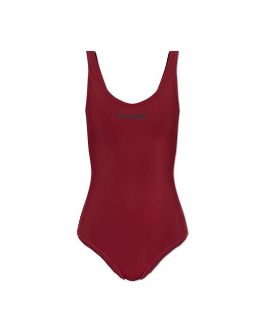 Jil Sander Badmode ,Rood ,Swimwear in het Red