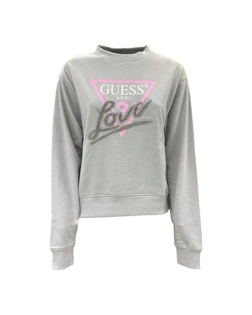 Guess Gray Sweatshirts