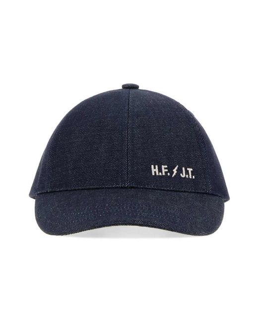 A.P.C. Denim Rabbit Baseball Cap in het Blue voor heren