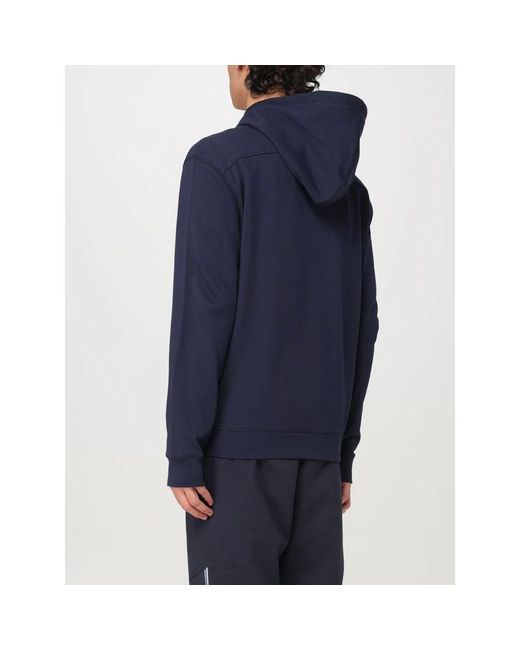HUGO Blaue Zipup Hoodie Activewear in Blue für Herren