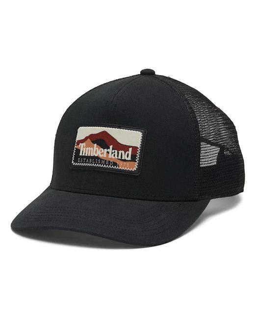 Timberland Black Mountain Patch Trucker Cap