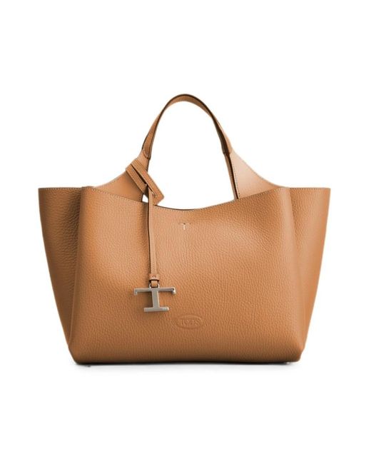 Tod's Brown Shopping Bags