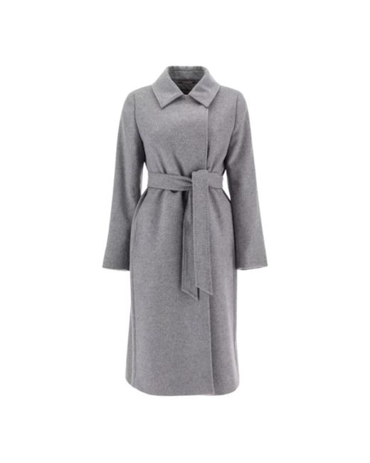 Max Mara Bcollag Coat in het Gray