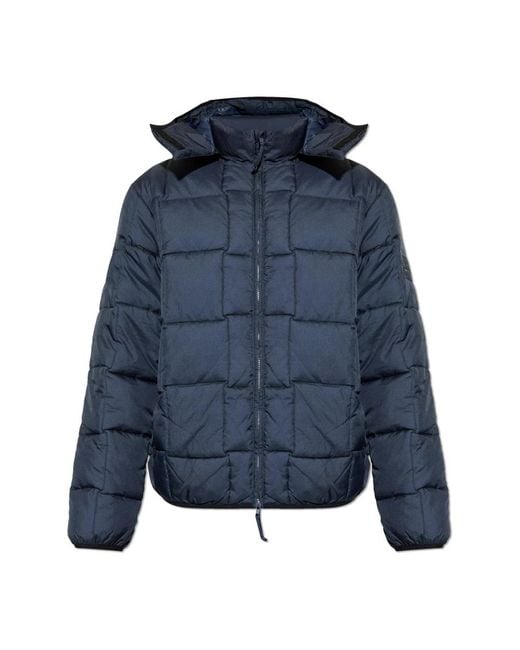 EA7 Blue Winter Jackets for men
