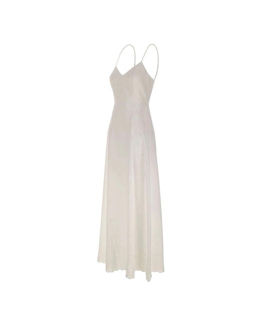 Mc2 Saint Barth White Maxi Dresses