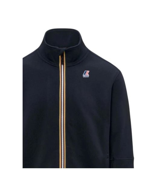 K-Way Blue Zip-Throughs for men