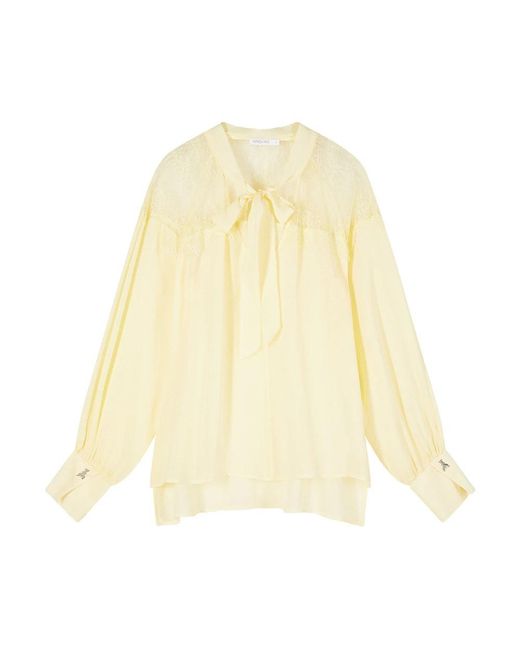 Patrizia Pepe Yellow Blouses