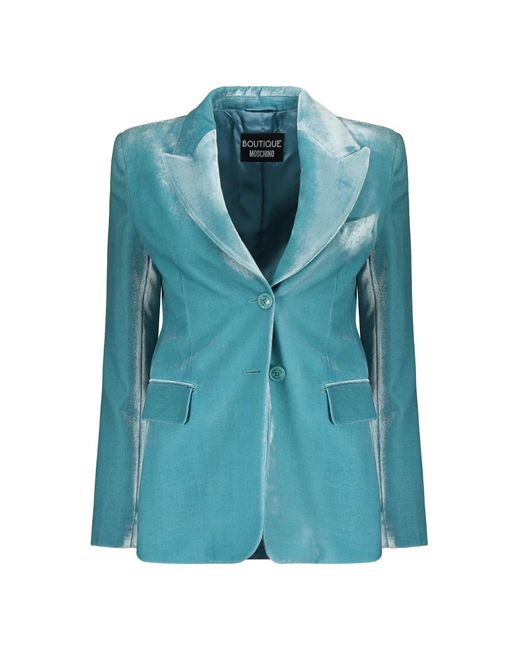 Boutique Moschino Blue Blazers