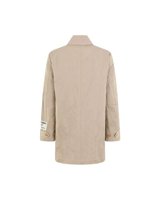 Single-Breasted Coats di Acne in Natural da Uomo