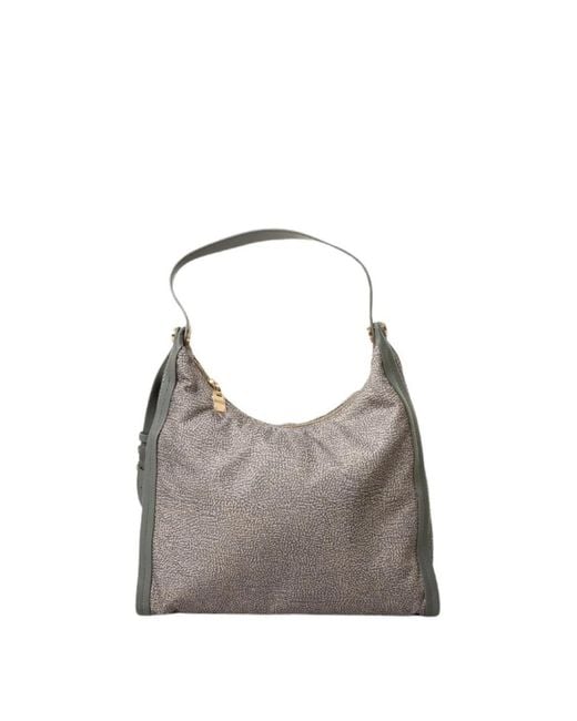 Borbonese Gray Handbags