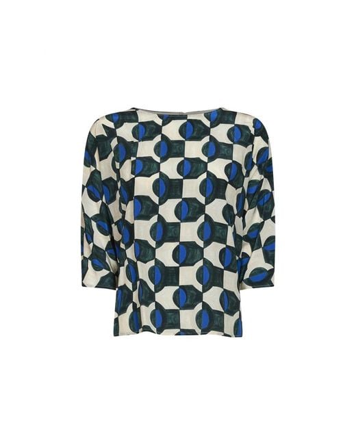 Weekend by Maxmara Blue Blouses