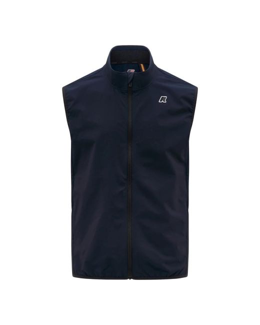 K-Way Blue Vests for men