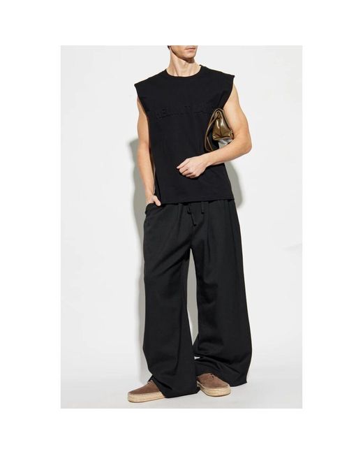 Sleeveless Tops Helmut Lang de hombre de color Black