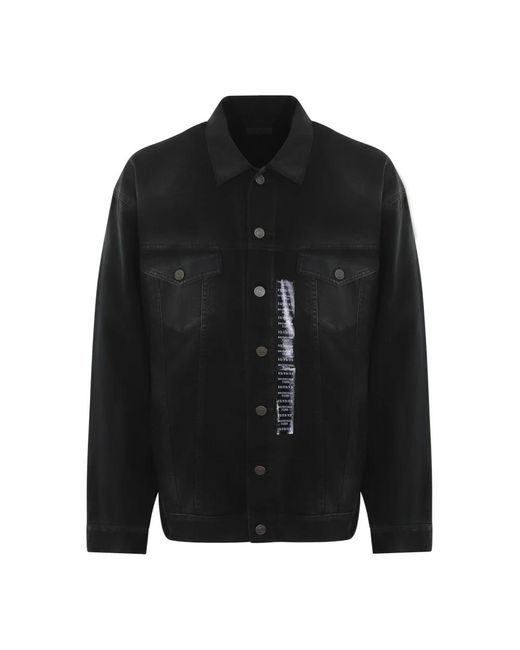 Balenciaga Sticker jacket - stilvoll und trendig in Black für Herren