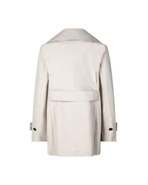 Save The Duck White Trench Coats