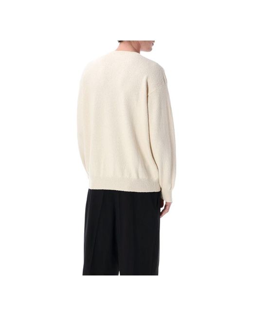 Roberto Collina Natural Round-Neck Knitwear for men