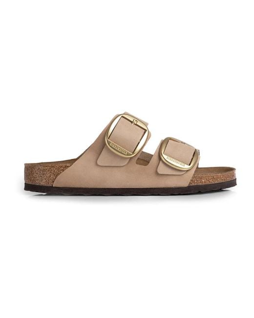 Birkenstock Brown Sliders