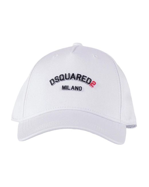 Caps di DSquared² in White da Uomo