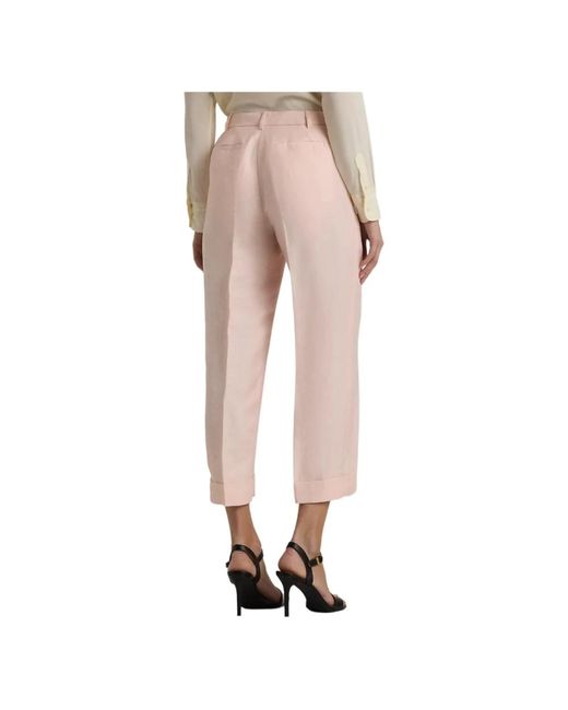 Ralph Lauren Pink Cropped trousers