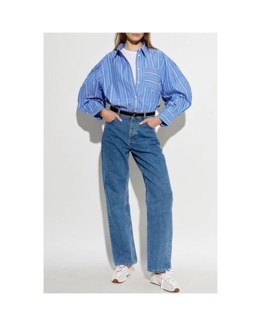 Ganni Blue Shirts
