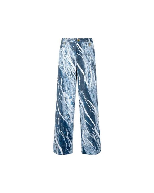 Roberto Cavalli Blue Straight Fit Jeans