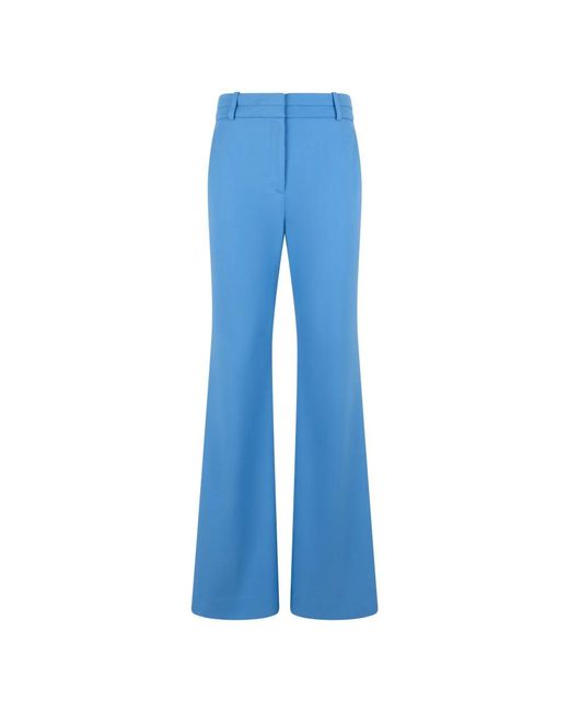 Veronica Beard Blue Wide Trousers