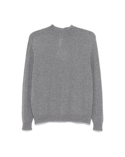 Twinset Gray Mittelgrauer Rollkragenpullover