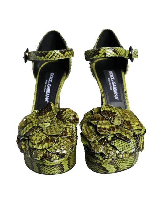 Dolce & Gabbana Green Pumps