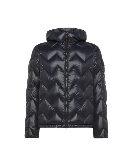 Peuterey Jassen ,Blauw ,Blauwe Winterjassen in het Black voor heren