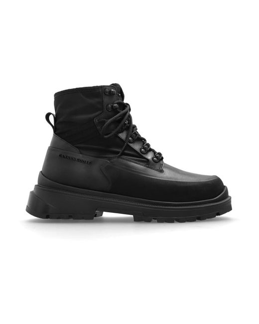 Canada Goose Black Lace-Up Boots for men