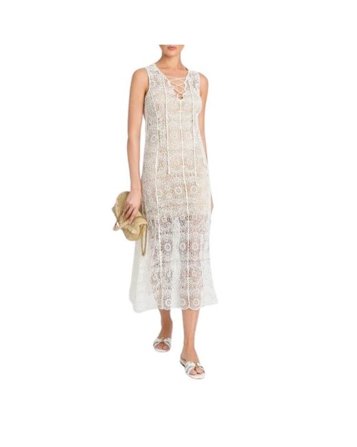 Midi Dresses di Twinset in White