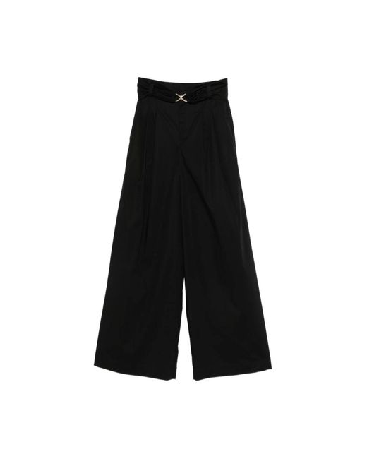 Twinset Wijde Broek in het Black