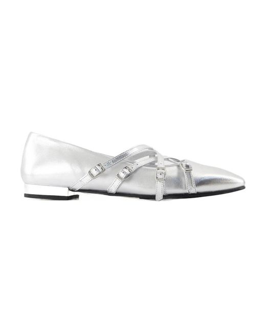 CAREL PARIS White Ballerinas