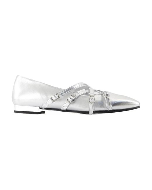 CAREL PARIS White Ballerinas