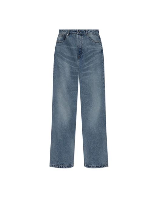 AMI Blue Wide Jeans for men