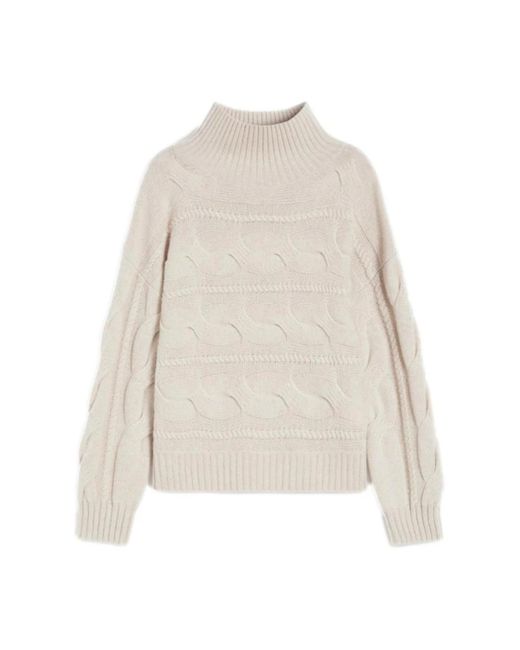 Max Mara White Turtlenecks