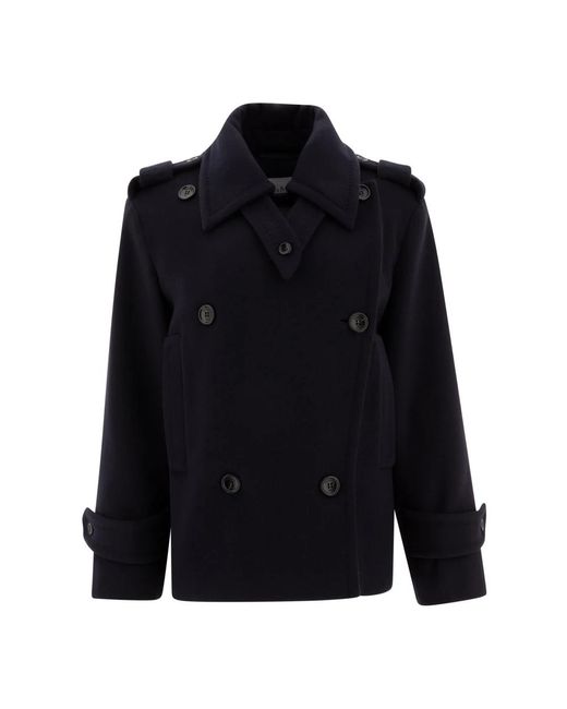 Max Mara Trench Coats in het Blue