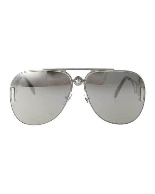 Versace Metallic Stylische sonnenbrille 0ve2255