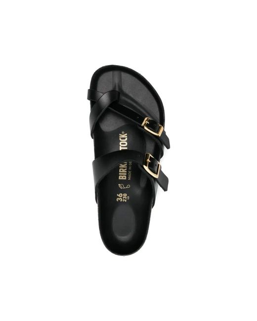 Birkenstock Black Sliders