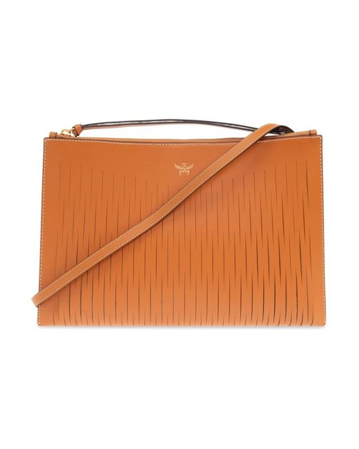Shoulder Bags di MCM in Orange