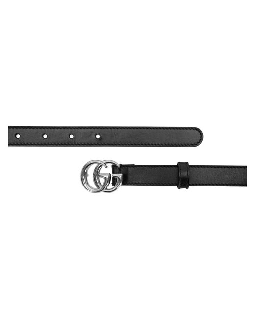 Gucci Black Ledergürtel