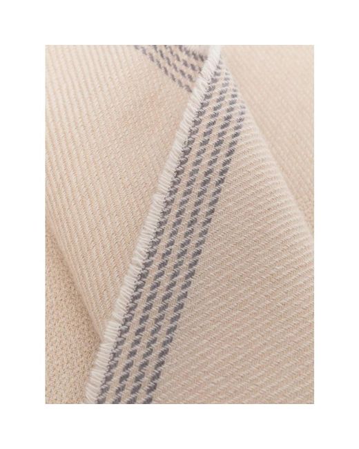 Brunello Cucinelli Natural Winter Scarves for men