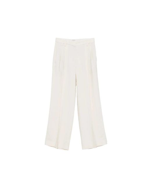 Brunello Cucinelli White Trousers