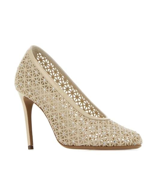 Pumps Ferragamo en coloris Metallic