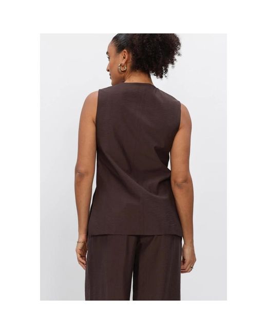 Object Objisla Yui S/L Lo Waistcoat in het Red
