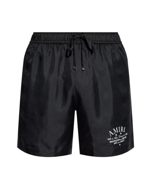 Amiri Black Casual Shorts for men